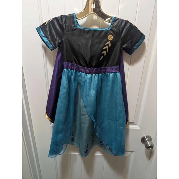 Disney Store Frozen 2 Queen ANNA Deluxe Halloween Costume Dress Size 4 - Picture 1 of 9